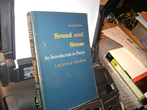 Sound and Sense, an Introduction to Poetry B000PH0K1W Book Cover
