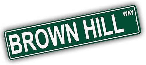 Vista 456 de Ohio Mountains Pick Your Mountain Compatible/repuesto para Ballards Hill United States Mountain Aluminio Metal Tin Street Sign Style decoración