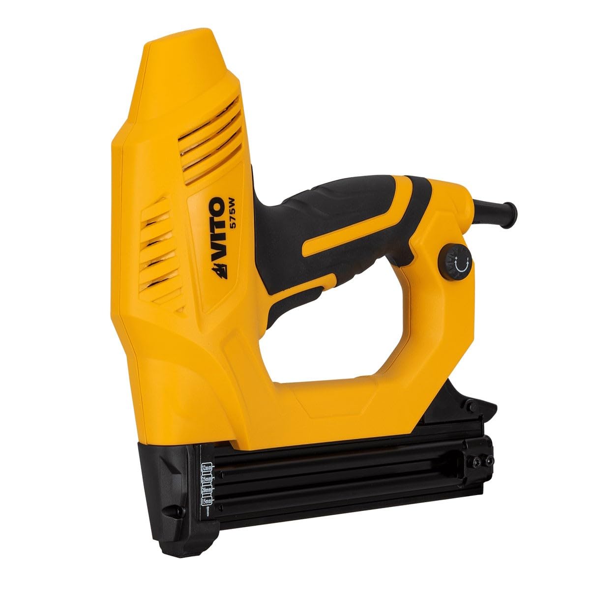VITO VIAP575, agrafeuse électrique 575W, 300 agrafes 19mm + 100 clous 25mm