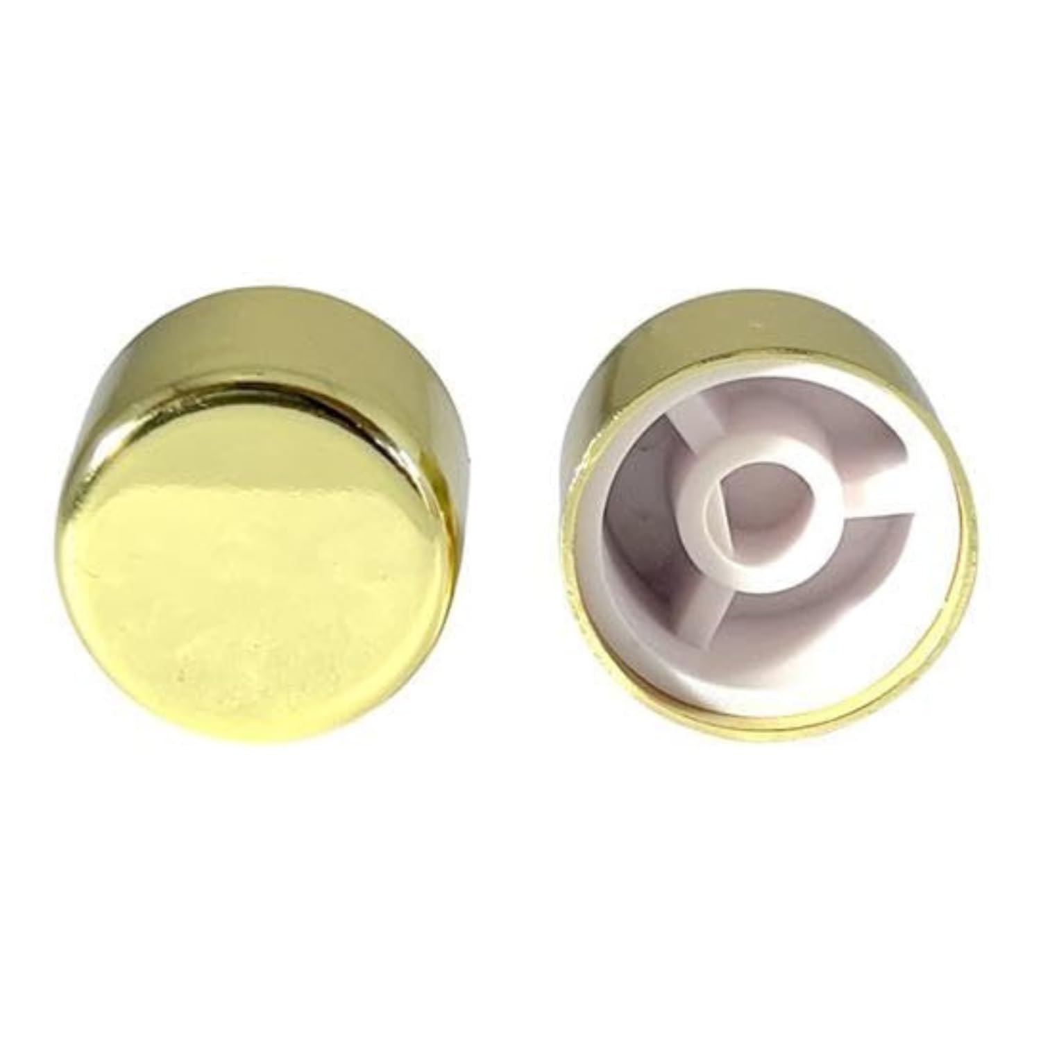 Replacement Dimmer Switch Knob - Spare Universal Knob for D-shaped spindles (4, Polished Brass) โ image 1