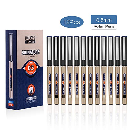 Bolígrafos Roller BaoKe Gel 0.5mm Pack 12 unidades miniatura 2