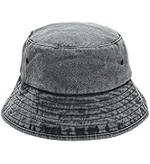 Sportmusies Bucket Hats for Men Women, Packable Outdoor Sun Hat Travel Fishing Cap