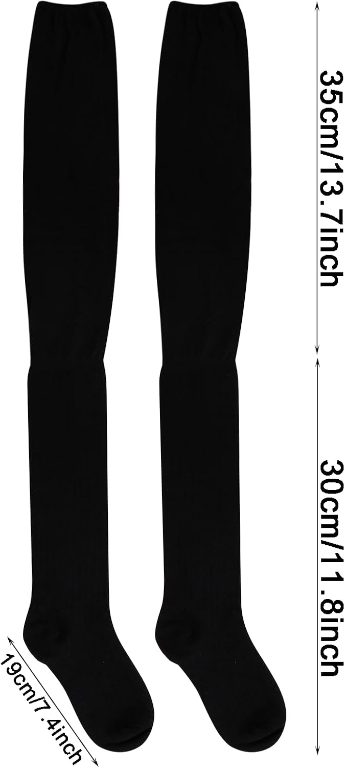 choyaxo Over Knee High Socks Boot Socks Long Sock Leg Warmers Sock for Boots Women