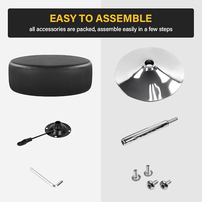 Silla De Oficina Giratoria Ergonomica Sin Apoyabrazos Ajusta miniatura 7