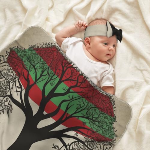 Newborn Swaddle Blanket with Baby Bow