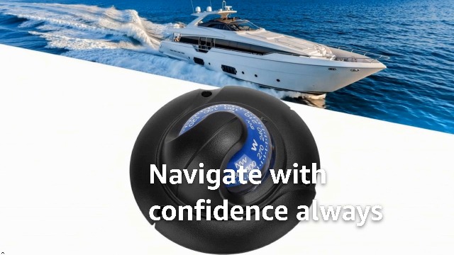 Flush Mount Compass, Reliable Marine Compass Stable for Travel for