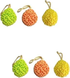 فوميز. اسفنجة استحمام من 6 قطع، اسفنجة استحمام للتقشير، اسفنجة استحمام للتقشير، اسفنجة استحمام للاستحمام واللوفة