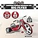 Radio Flyer Deluxe Big Flyer, Outdoor Toy for Kids Ages 3-7, Red Toddler Bike