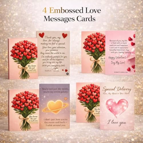 Image of Yadava Artificial Red Rose Flower for Valentine Day Gift Romantic Gift for Girlfriend Boyfriend Husband Wife | Cute Star Keychain, Message Bottle & Love Cards in Premium Gift Box (Vint LoveBox)