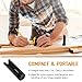 Door Hinge Pin Remover Tool Replacement for Hinge Outlet Pin Popper, Quick and Safe Door Pin Removal Without Surface Damage, Durable Plastic and Steel Pin, Fits Most Hinges, 1 Pack