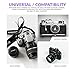 Camera Strap for All DSLR and Mirrorless Cameras Including Binoculars, Embroidered White Woven Universal Neck & Shoulder Strap Floral Pattern for Photographers Men Women, Best Gift for Photographers