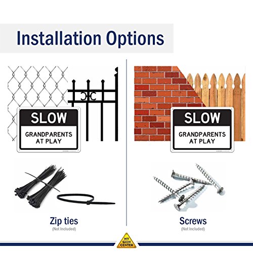 Slow Grandparents at Play Sign, 10