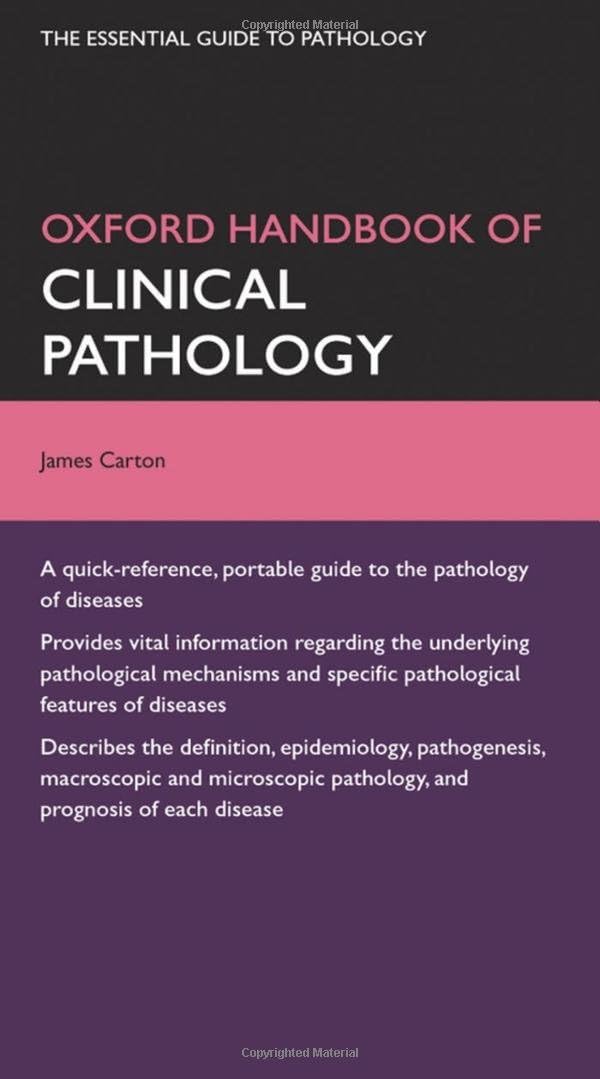 Oxford Handbook of Clinical Pathology (Flexicover)