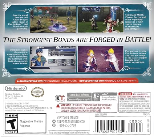 Image of Fire Emblem Warriors - New Nintendo 3DS (Not Compatible with old 3DS) (Renewed)