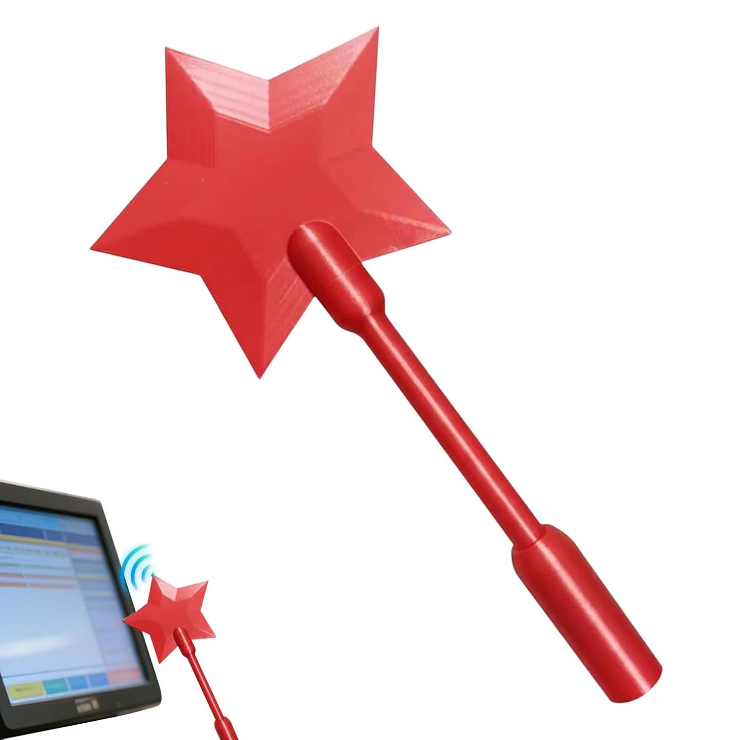 3D Printed Magic Wand Tap to Pay Contactless Payment Credit Card Holder, Star Shaped Tap to Pay Credit Card Wand