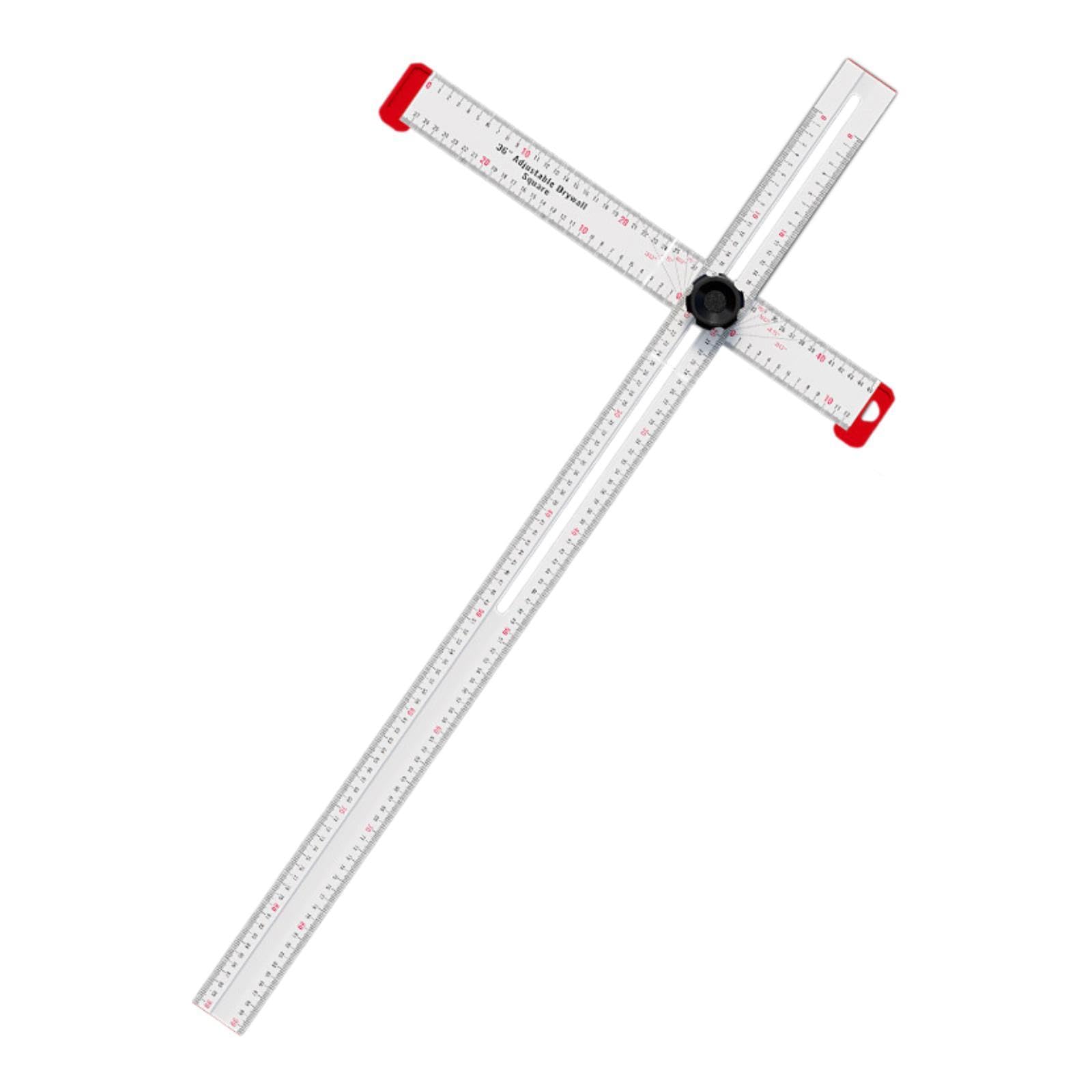 Herramienta de Medición Múltiples Ángulos Regla Cuadrada KESOTO 90cm