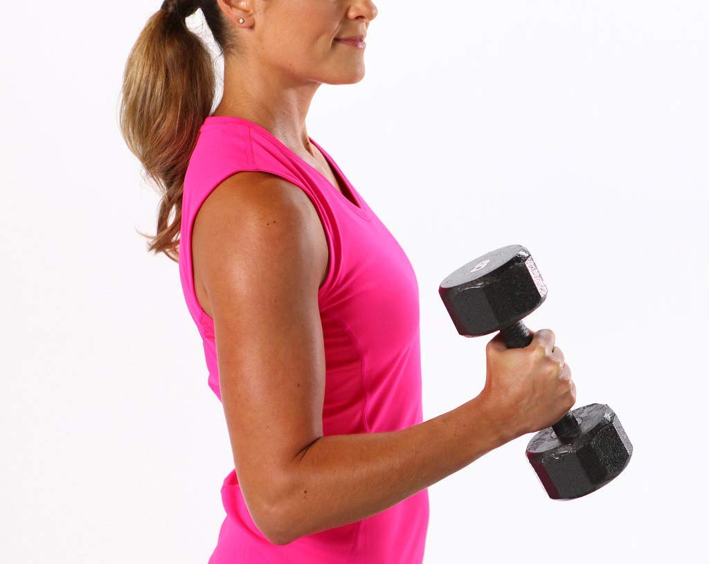 Lupex Shop - Coppia di manubri in vinile, 6 kg cadauno, pesi antiscivolo, per palestra fitness body bulding