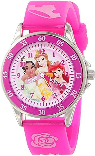 Amazon Co Jp ディズニープリンセス 腕時計 女の子 キッズ ガールズ ピンク ティアナ ベル アリエル アナログ時計 並行輸入品 腕時計