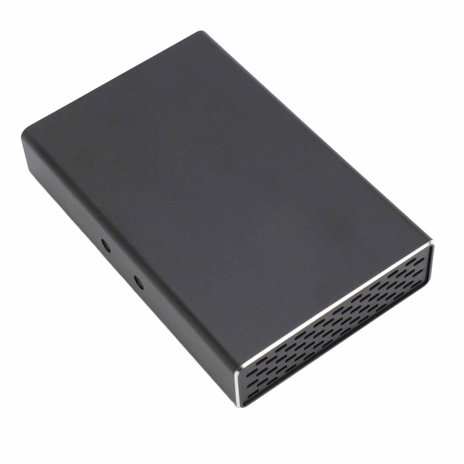 Boîtier Double Baie Pour Disques Durs - USB-C 10 Gbit/s - Jusqu'à 12 To - Aluminium - Pour SSD/HDD 2,5"