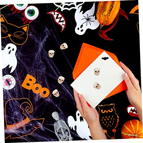 40 mini crânes réalistes Hemoton pour déco Halloween - 6