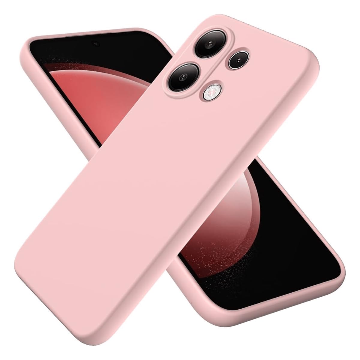 LIRAMARK Silicone Soft Back Cover Case with Micro-Fibre Cloth On Inner Side for Redmi Note 13 (5G) (Pink) (B0DBN4CXFJ) Amazon Price History, Amazon Price Tracker