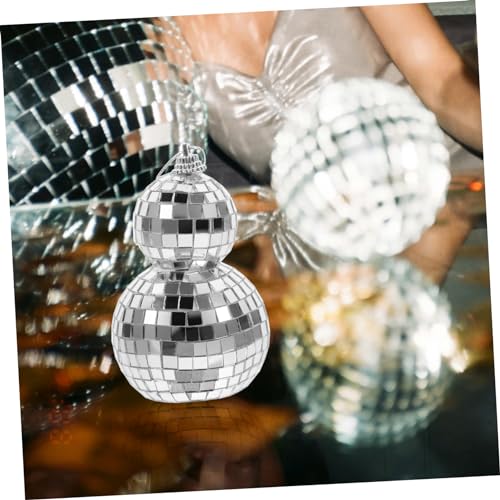 Bola espejada decorativa para colgar, disco ball reflectante para eventos miniatura 3