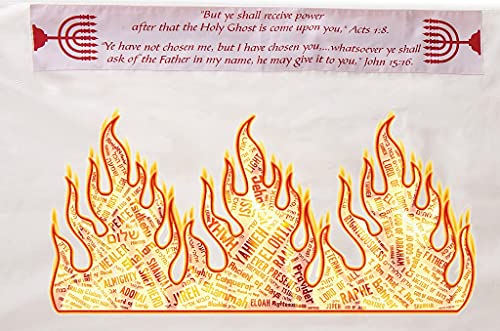 Holy Land Gifts Prayer Shawl-Names of God (72" X 24")-Acrylic4