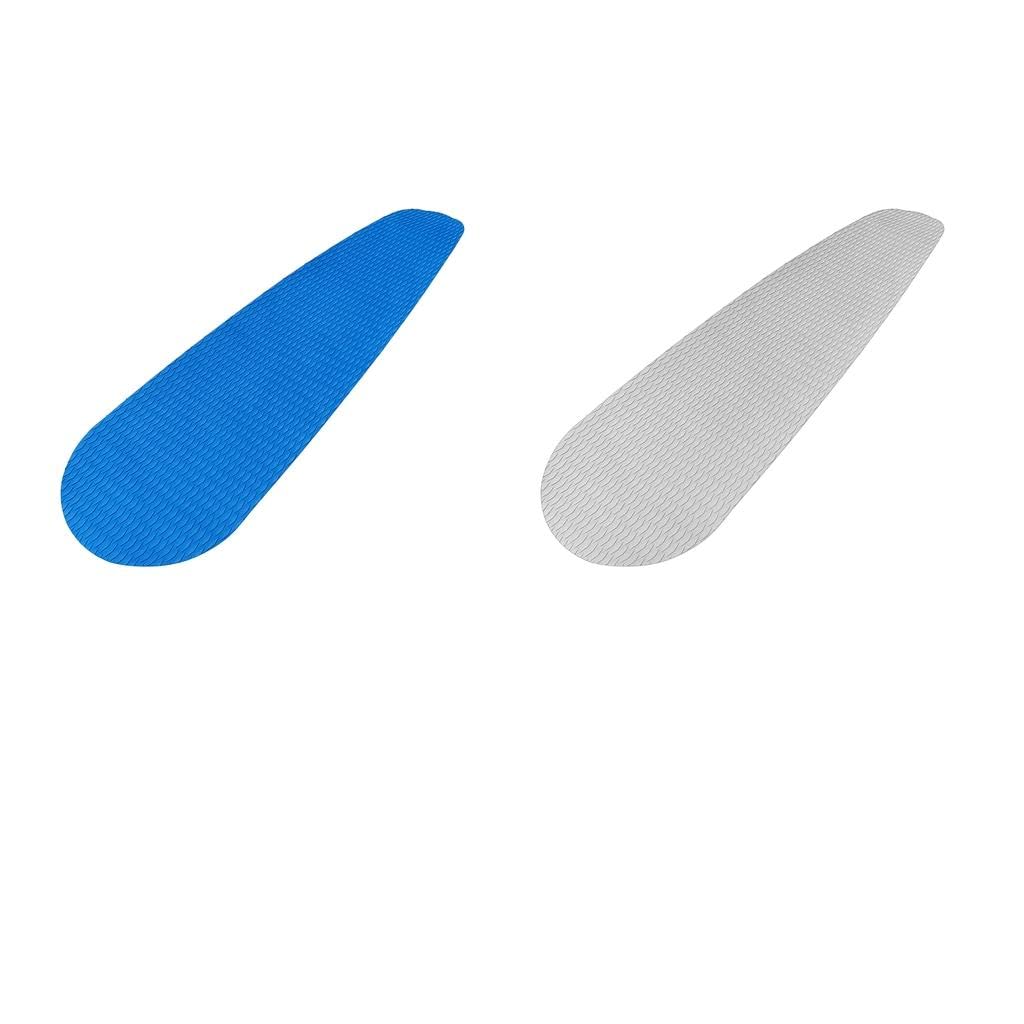 Traction Pad Autocollant pour Surfboard Grip de Pont Stomp Pad en Mousse EVA Tapis de Queue Antidérapant Rainuré Adapté à La Planche de Surf Kiteboard