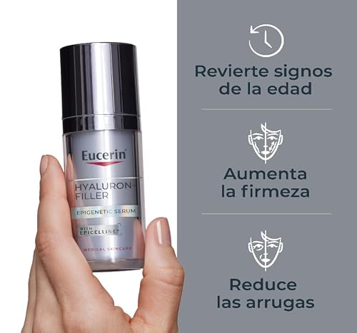 Miniatura 2 de Eucerin Hyaluron-Filler Epigenetic Serum 30 Ml , Sérum Antiedad Que Corrige Los 10 Signos Del Envejecimiento, Con Ácido Hialurónico Y Epicelline Para Un Aspecto Más Joven Que Tu Edad Real