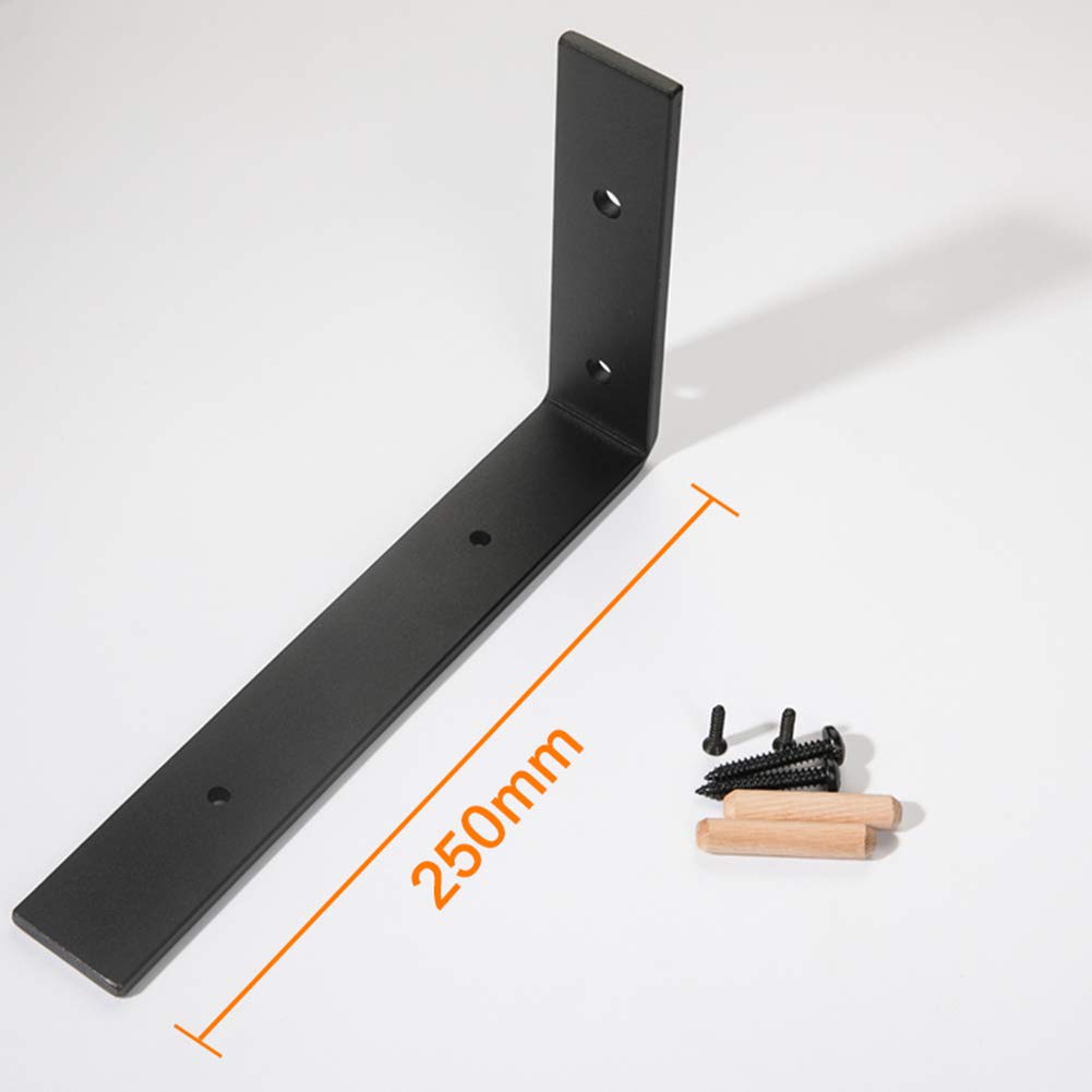 T 棚ブ ラケット 6個セット 170mm 三角ブ ラケットネジ付き T 棚ブ