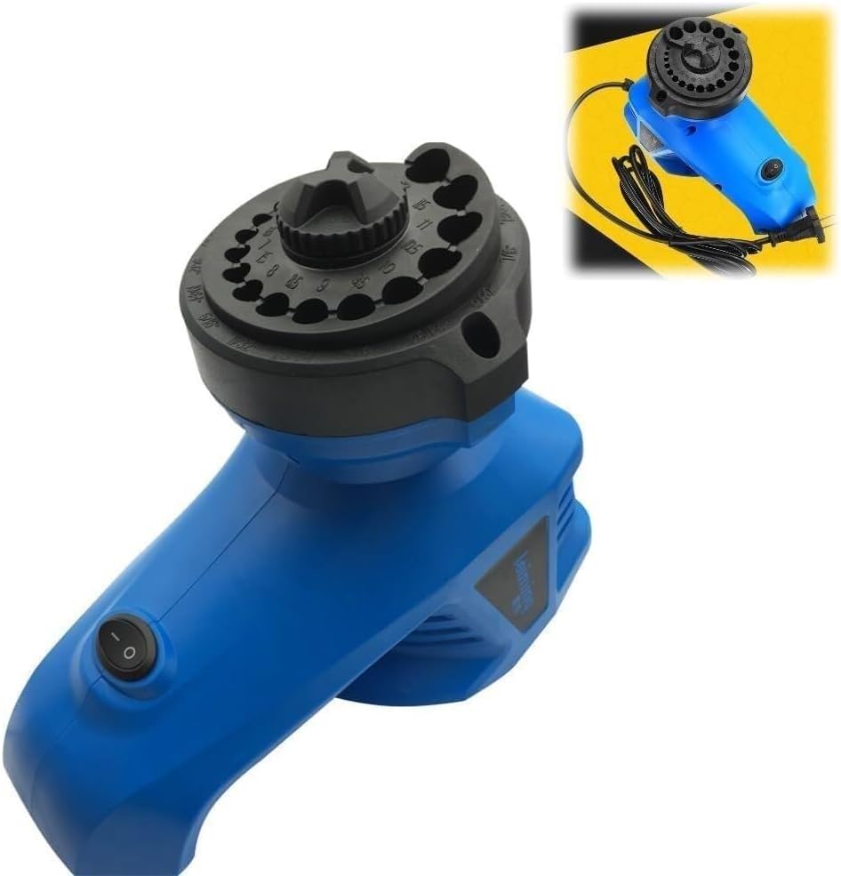 FOTN Drill Bit Sharpener, Power Drill Bit Sharpener for Twist Bits, Drill Bit Sharpener Grinder 3-12mm Drill Bit Sharpener Machine for All Bits (Color : 1pcs)