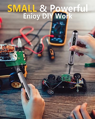 Mini Electric Screwdriver, 52 In 1 Electric Precision Screwdriver Set With 48 Magnetic Bits, Led Light, Banshu Rechargeable Portable Small Power Screwdriver Kit, Repair Tool Kit For Electronics #TOP6