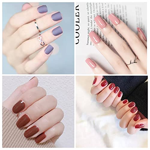 Wokoto 16 Sheets Pink Solid Nail Polish Strips Full Nail Wraps For Women Nail Art Strips 224 Tips Stick On Nail Polish Stickers Gel Nail Strips For Nails Decals For Nail Art Gel Stickers For Girls #TOP5