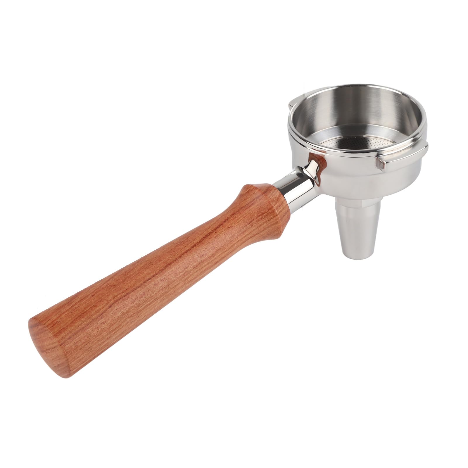 Portafiltro 58 Mm, Manico in Legno e Acciaio Inox per, for (F.