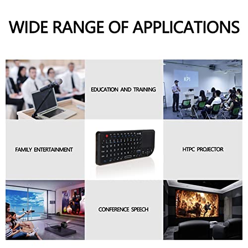 Ciciglow Mini Wireless Keyboard,With Touchpad And Qwerty Keyboard,2.4G Multifunction Bluetooth Keyboard,Built-In Laser Pointer,Suitable For Windows 2000/Xp/Vista/7/Win Ce/Linux/Android/Os X #TOP6