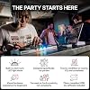 Controlador DJ Numark Party Mix III con Bluetooth y luces integradas | Beat Assist, Smart Fader, 16 pads, mezcladora de 2 decks, control de stems, USB-C, incluye Serato DJ Lite y Algoriddim djay 4