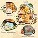 Rolife DIY Miniature House Kits Puppy's Cozy Villa, DIY Crafts for Adults Miniature Model Set, Tiny House Duplex Villa with Puppy, Hobbies & Birthday for Friends (230PCS)