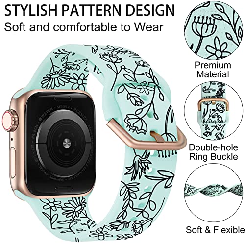 Image of ACESTAR Double Sided Band Compatible with Apple Watch Band 38mm 40mm 41mm /42mm(Series 11 10), Spider Web Cartoon Soft Silicone Replacement for iWatch Series 11 10 9 8 7 6 5 4 3 2 1 SE