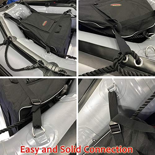 Deluxe Bow Bag With Sunlitec Fabric And Reflective Edges For Inflatable Boats (Sizeb - For 11.8'-12.5' Boats) #TOP6