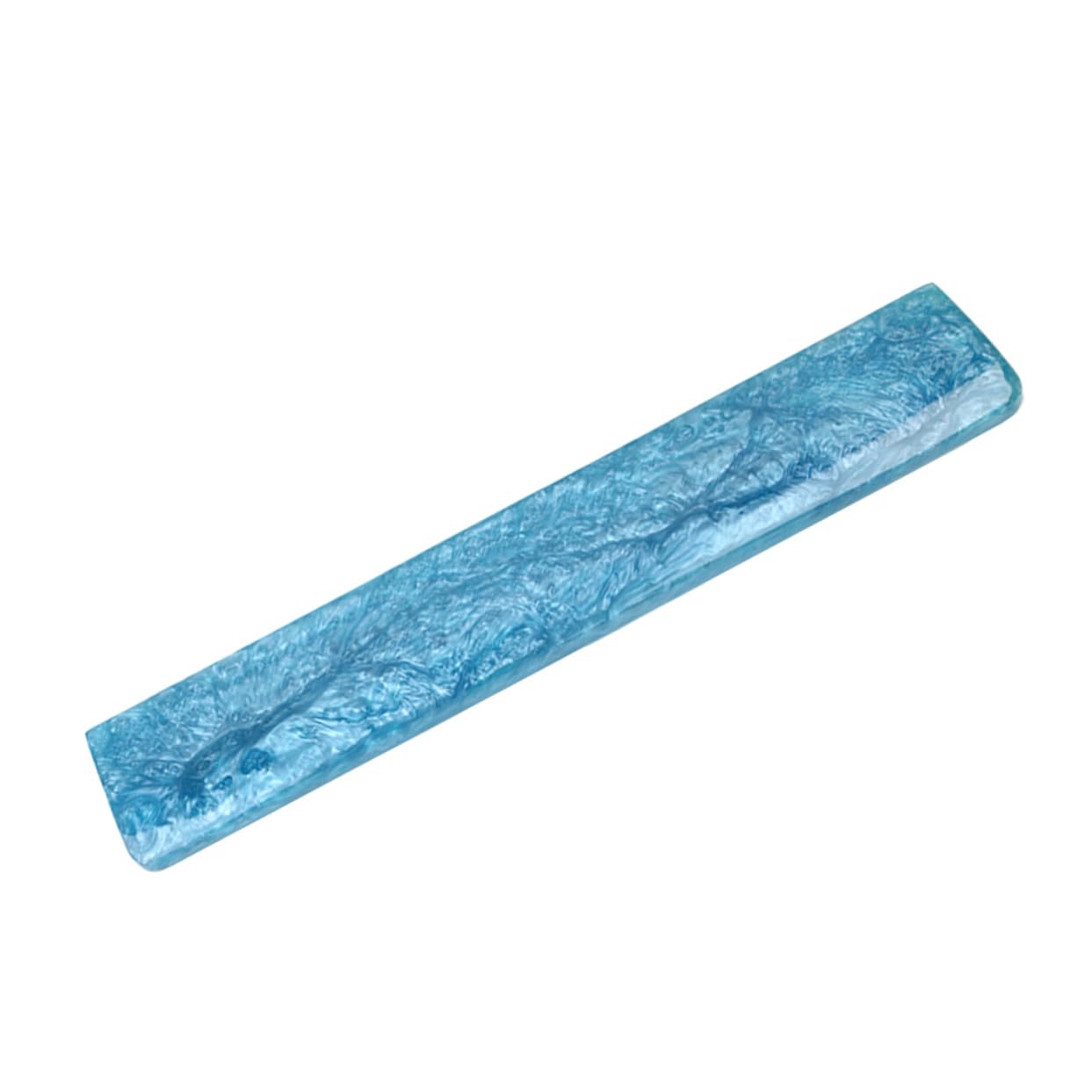 Resina Reposamuñecas Ergonómico Azul de Epoxi, Soporte Teclado