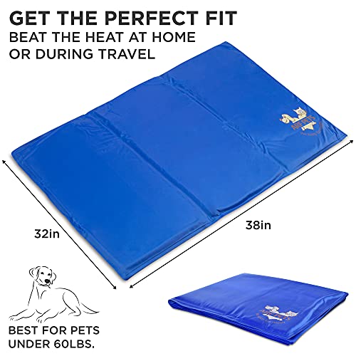 Chillz Cooling Mat For Dogs, Medium Size Cool Pad Pressure Activated
