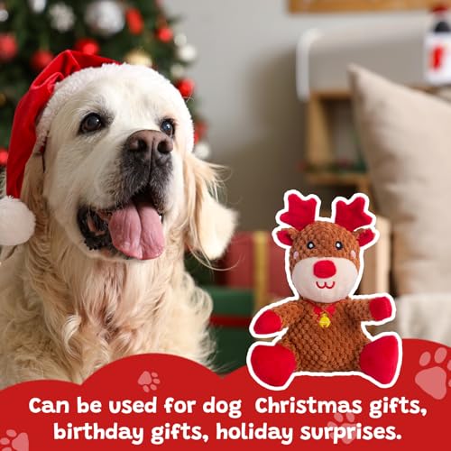 Juguete mordible y sonoro para perro Hollypet Elk miniatura 7