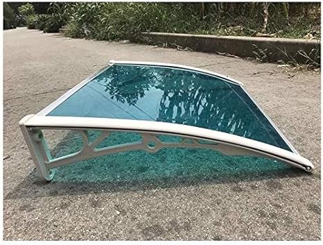 Amazon Co Jp 屋根庇 ひさし雨よけ 玄関庇 ひさし雨よけ 透明な屋根 の日除けの屋外の防風の冷たい保護ポーチキャノピー ポリカーボネートシートウィンドウ雨カバー屋根張り軒のおだり Color Blue Size 60cmx1cm Diy 工具 ガーデン