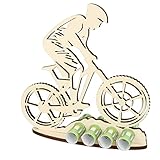 WORTGEFECHTE Regalo de dinero XL de madera para bicicleta de montaña, idea de regalo para bicicleta, paquete de cupones, regalo divertido para mujeres y hombres (bicicleta de montaña)