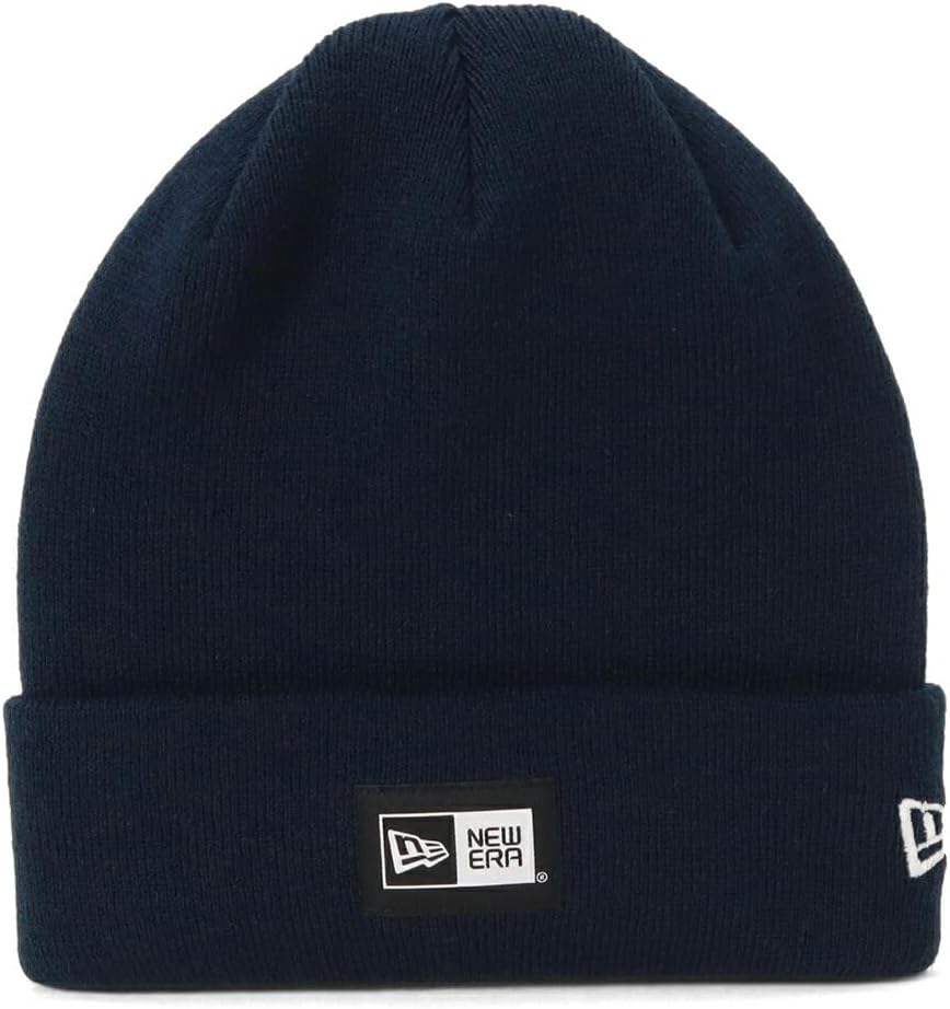 Box Logo Cuff Knit Hat Basic Cuff Knit Box Logo Label