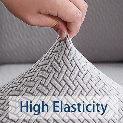 Housse de canapé jacquard épais extensible de qualité supérieure
