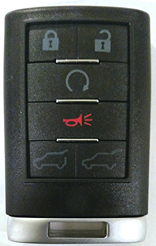 Replacement 6 Button Keyless Entry Remote for 2007-2014 Cadillac Escalade Models OUC6000066 OUC60000223 850K-60000223