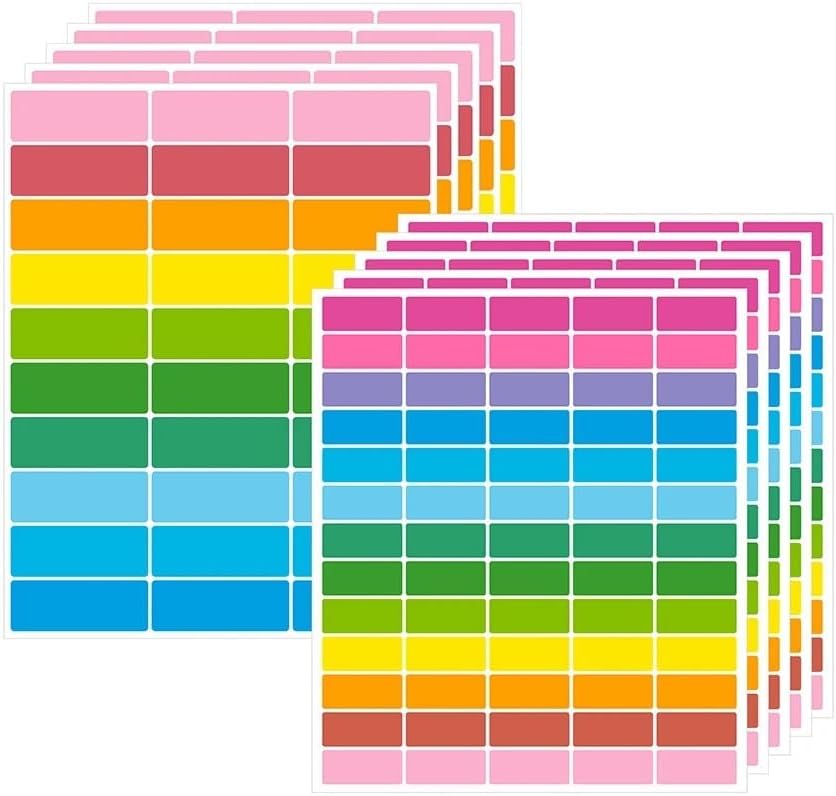 Inventory Labels 4750 Pcs Removable Color Labels for Food Containers, Kitchen, Storage & Organization