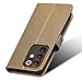 Elubugod Compatible with Realme C85 Pro 4G Leather Case,PU Leather flip Cover Compatible with Realme C85 Pro 4G RMX5555 Case Cover Brown