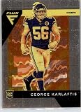 2022 Panini Chronicles Flux Rookies #17 George Karlaftis Kansas City Chiefs RC Rookie Football Trading Card